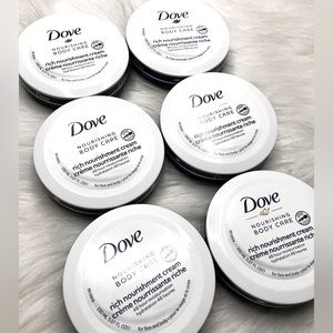 6 Lot New Dove Moisturizing Body Cream